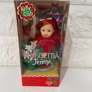 Kelly Club Poinsettia Jenny Vintage NRFB Christmas Barbie